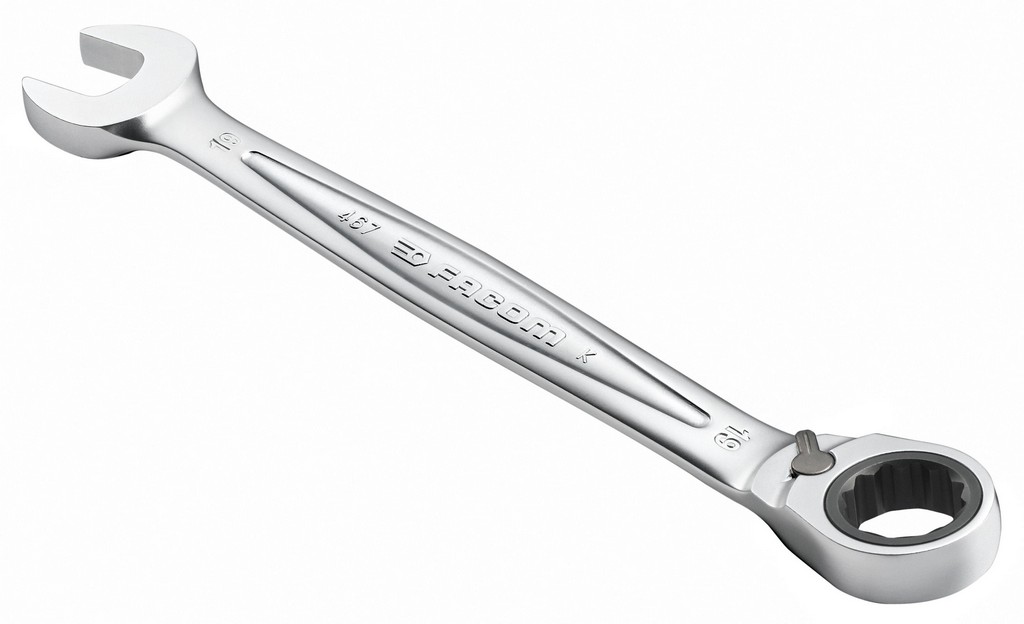 FACOM - FACOM LLAVE MIXTA CON TRINQUETE 9 MM