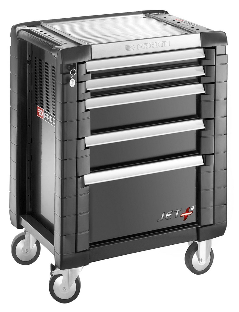 FACOM - CARRO JETM3 - 5 CAJONES - NEGRO FACOM