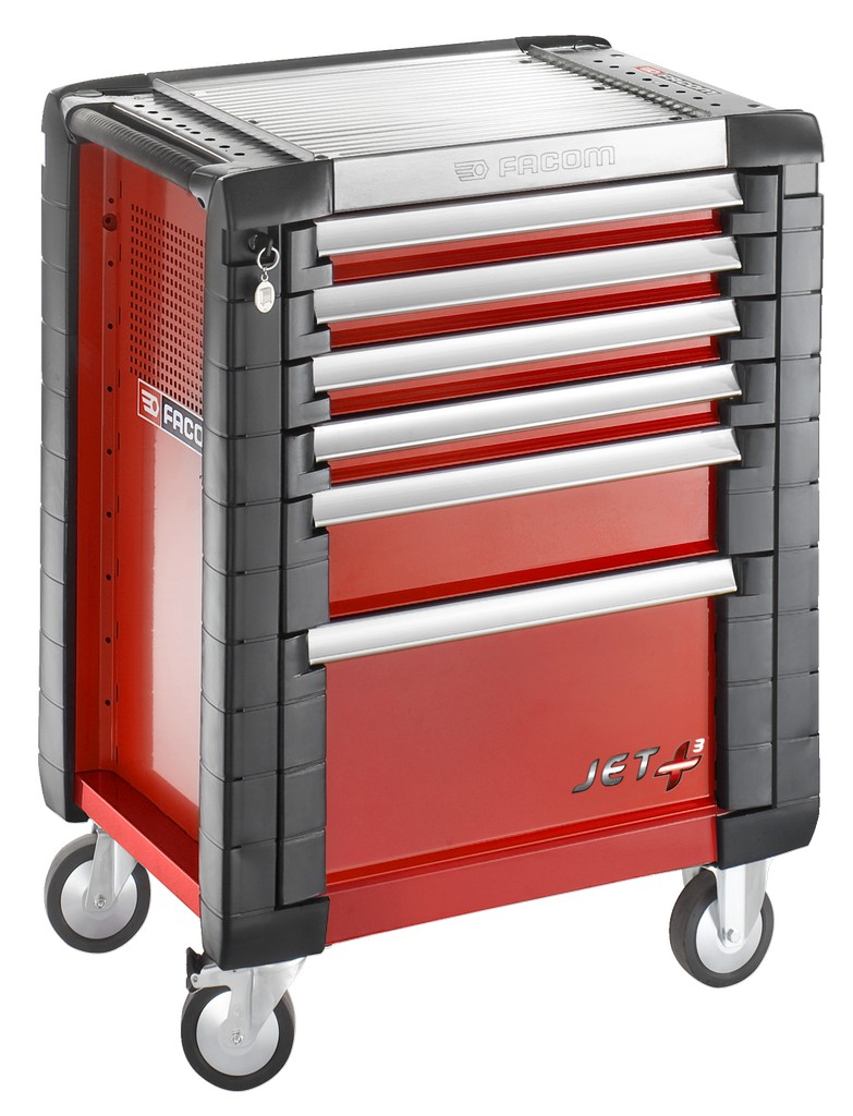 FACOM - CARRO JETM3 - 6 CAJONES - ROJO FACOM