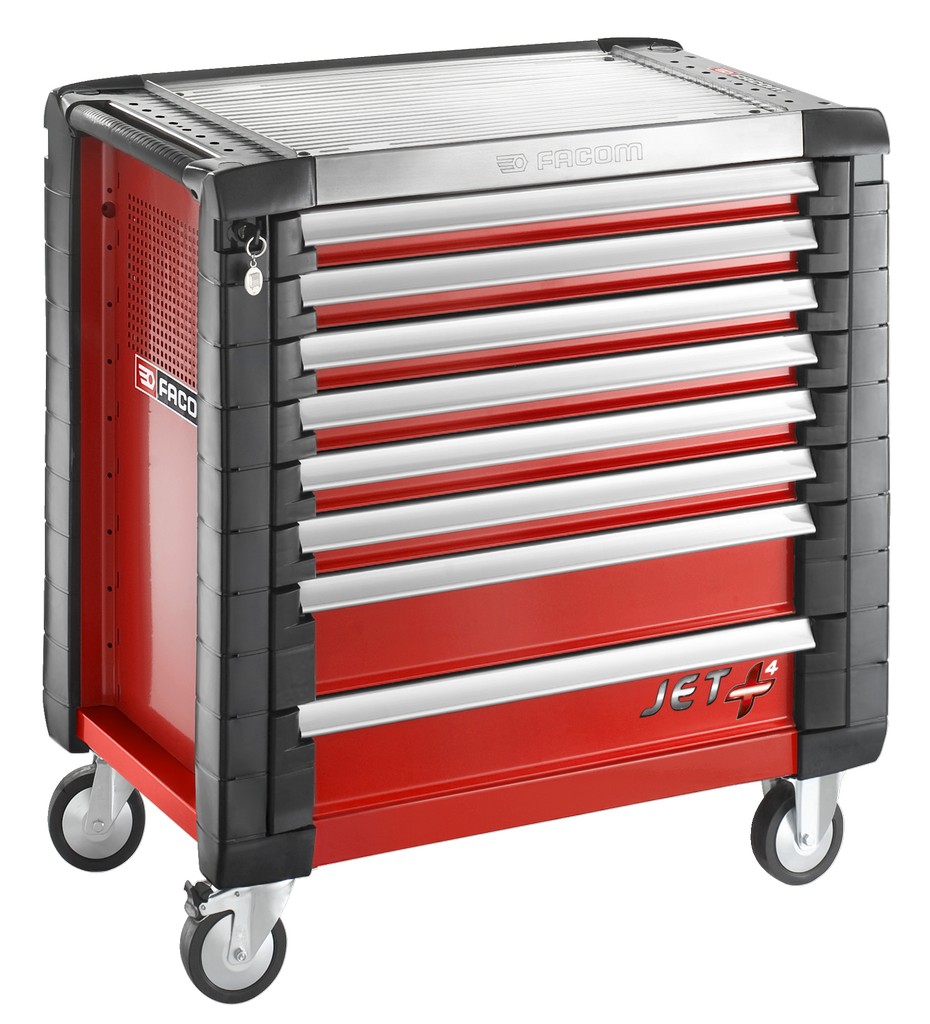 FACOM - CARRO JETM4 - 8 CAJONES - ROJO FACOM