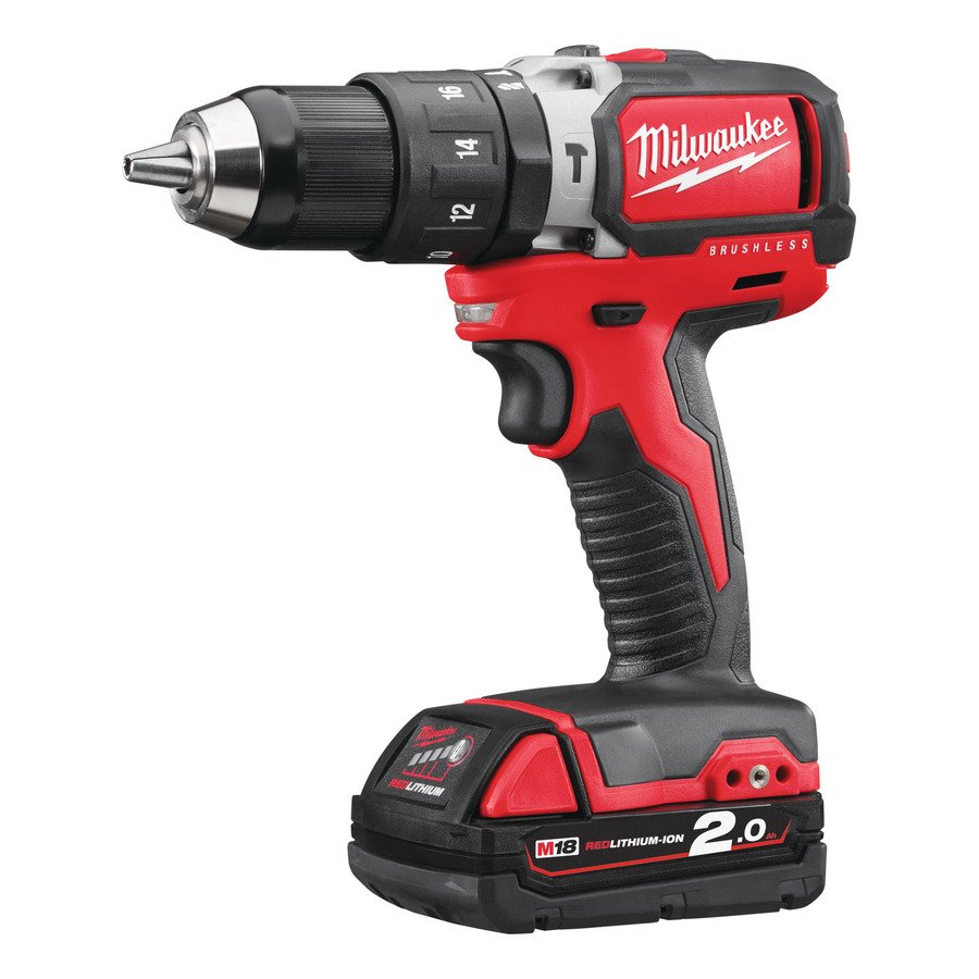 MILWAUKEE - MILWAUKEE TALADRO PERCUTOR M18 SIN ESCOBILLAS M18 BLPD-202C