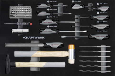 KRAFTWERK - CARRO DE HERRAMIENTAS CON 7 CAJONES Y 259 PIEZAS - Imagen 3
