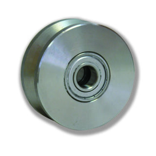 GAYNER - Rueda d.075 acero perfil V 075 ARVB6
