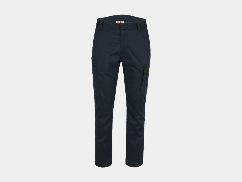 Herock - PANTALÓN IVO -36 AZUL MARINO/NEGRO 65% poliéster - 32% algodón - 3% elastano, 230 g/m2 repelente al agua