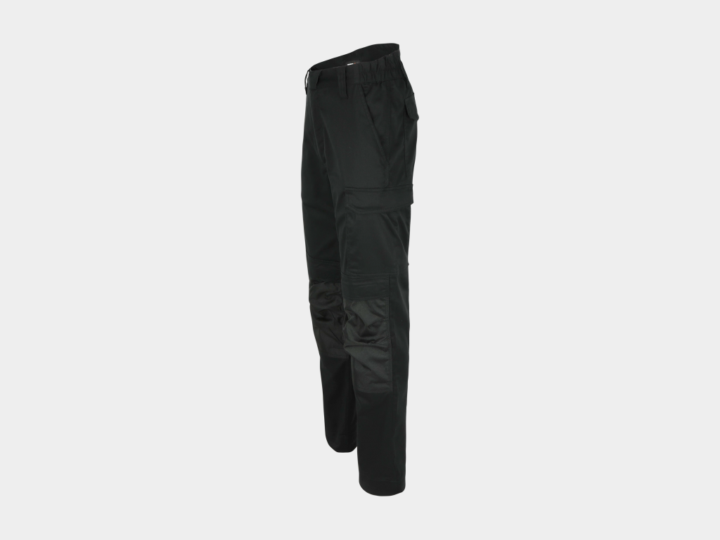 Herock - PANTALÓN AXO -36 NEGRO 65% poliéster - 32% algodón - 3% elastano - 230 g/m², repelente al agua - Imagen 2