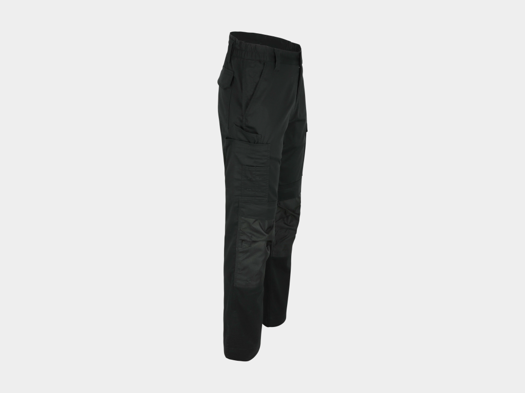 Herock - PANTALÓN AXO -36 NEGRO 65% poliéster - 32% algodón - 3% elastano - 230 g/m², repelente al agua - Imagen 3