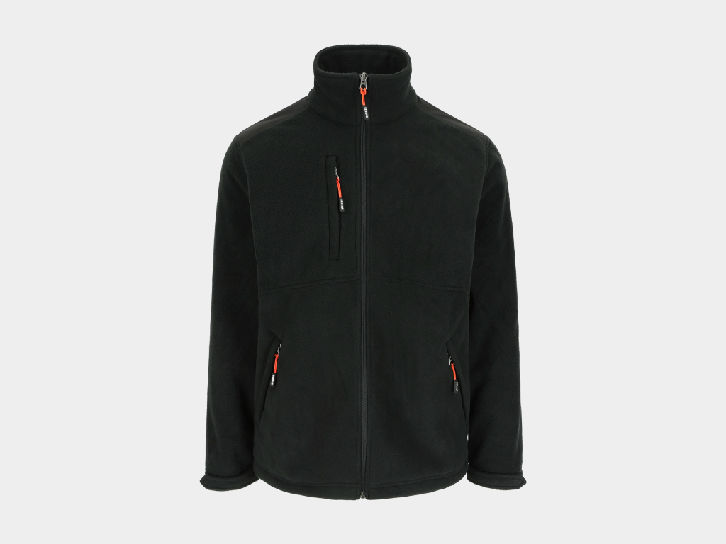 Herock - CHAQUETA MARKUS - L NEGRO Exterior: Forro polar Acti-fleece y Anti-peeling 100% poliéster 330 g/m² - Tejido de refuerzo: 100% poliéster Oxford