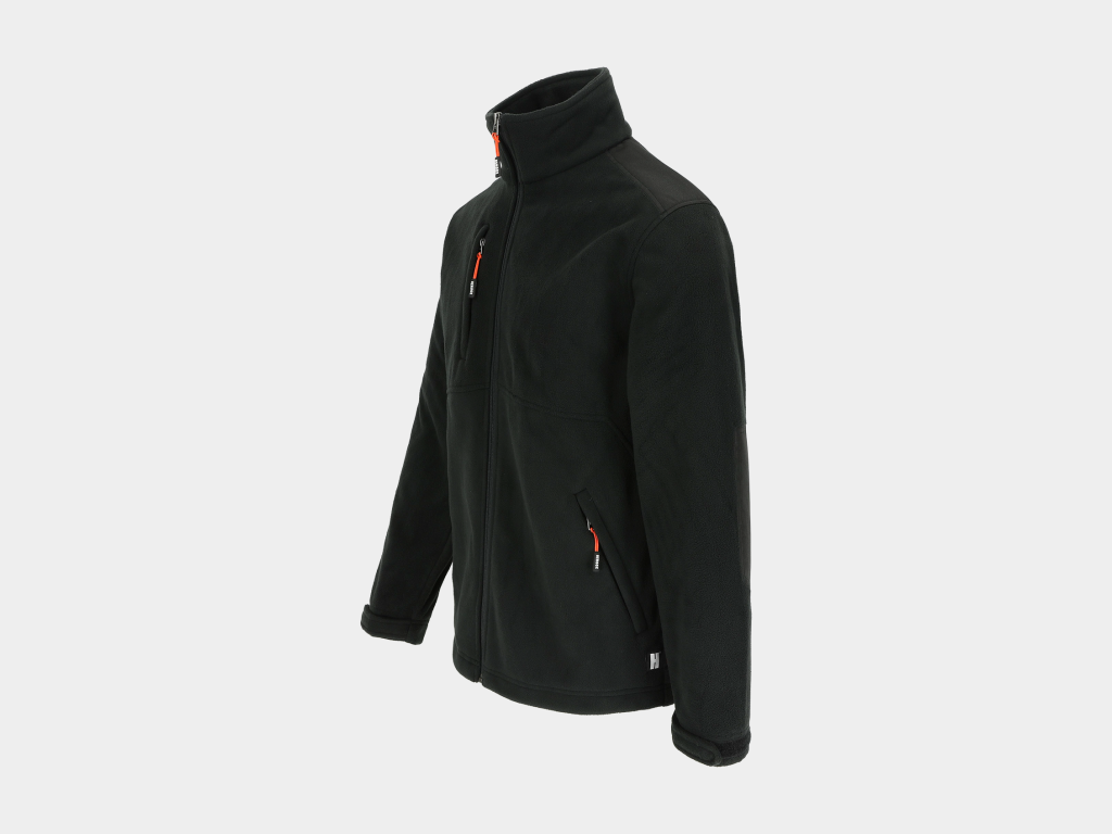 Herock - CHAQUETA MARKUS - L NEGRO Exterior: Forro polar Acti-fleece y Anti-peeling 100% poliéster 330 g/m² - Tejido de refuerzo: 100% poliéster Oxford - Imagen 3