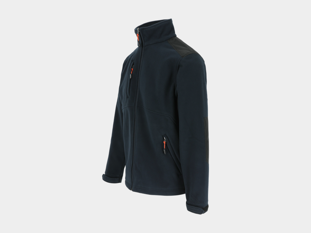 Herock - CHAQUETA MARKUS - L AZUL MARINO Exterior: Forro polar Acti-fleece y Anti-peeling 100% poliéster 330 g/m² - Tejido de refuerzo: 100% poliéster Oxford - Imagen 3