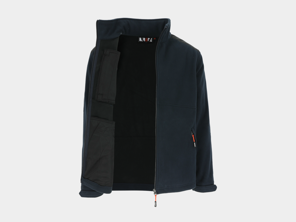 Herock - CHAQUETA MARKUS - L AZUL MARINO Exterior: Forro polar Acti-fleece y Anti-peeling 100% poliéster 330 g/m² - Tejido de refuerzo: 100% poliéster Oxford - Imagen 6