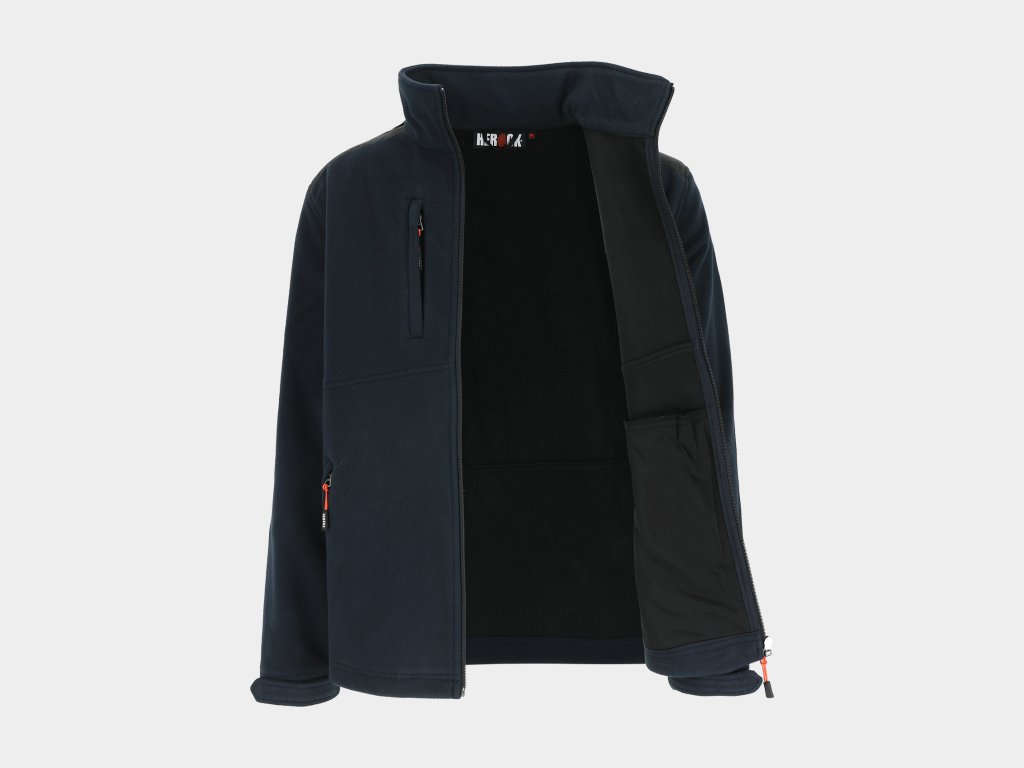 Herock - CHAQUETA MARKUS - L AZUL MARINO Exterior: Forro polar Acti-fleece y Anti-peeling 100% poliéster 330 g/m² - Tejido de refuerzo: 100% poliéster Oxford - Imagen 5