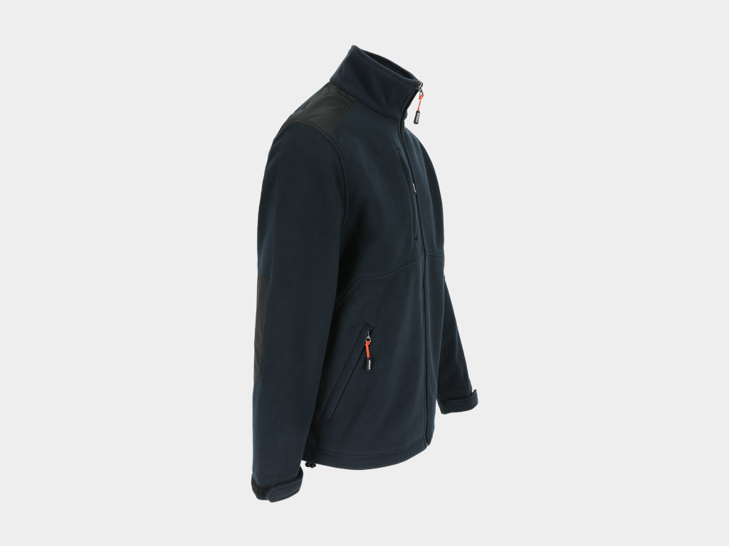 Herock - CHAQUETA MARKUS - L AZUL MARINO Exterior: Forro polar Acti-fleece y Anti-peeling 100% poliéster 330 g/m² - Tejido de refuerzo: 100% poliéster Oxford - Imagen 2