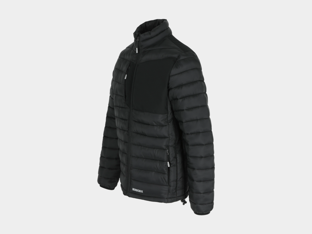 Herock - CHAQUETA ACOLCHADA FURI L NEGRA 100% nylon mini ripstop repelente al agua - Imagen 2