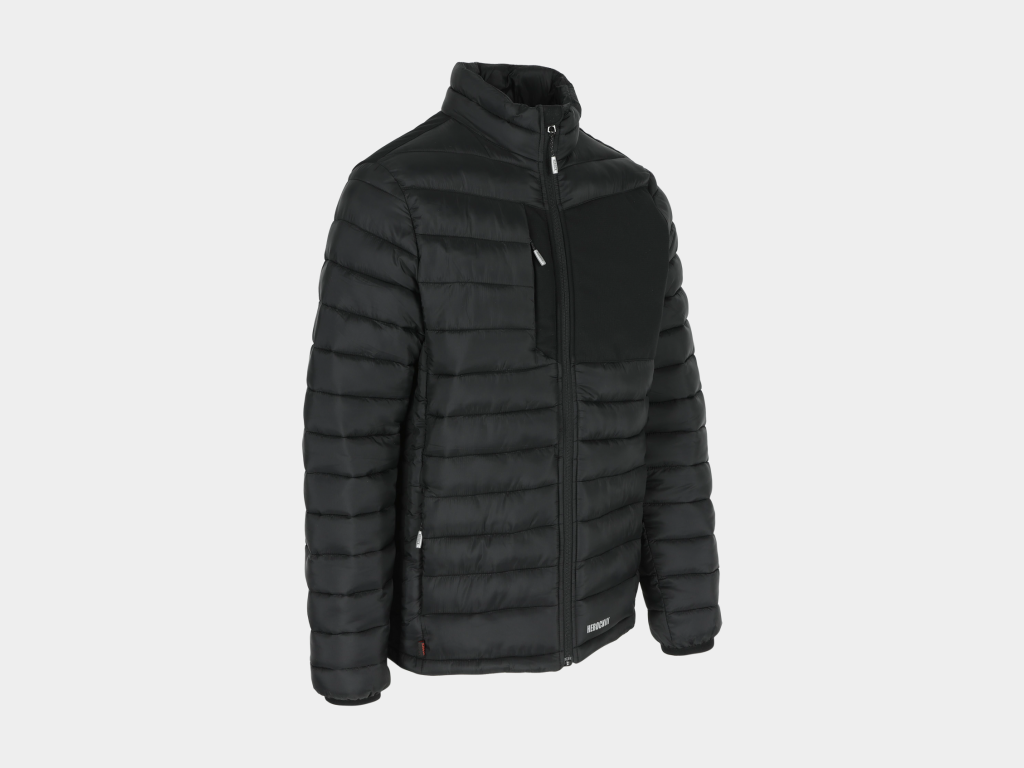 Herock - CHAQUETA ACOLCHADA FURI L NEGRA 100% nylon mini ripstop repelente al agua - Imagen 3