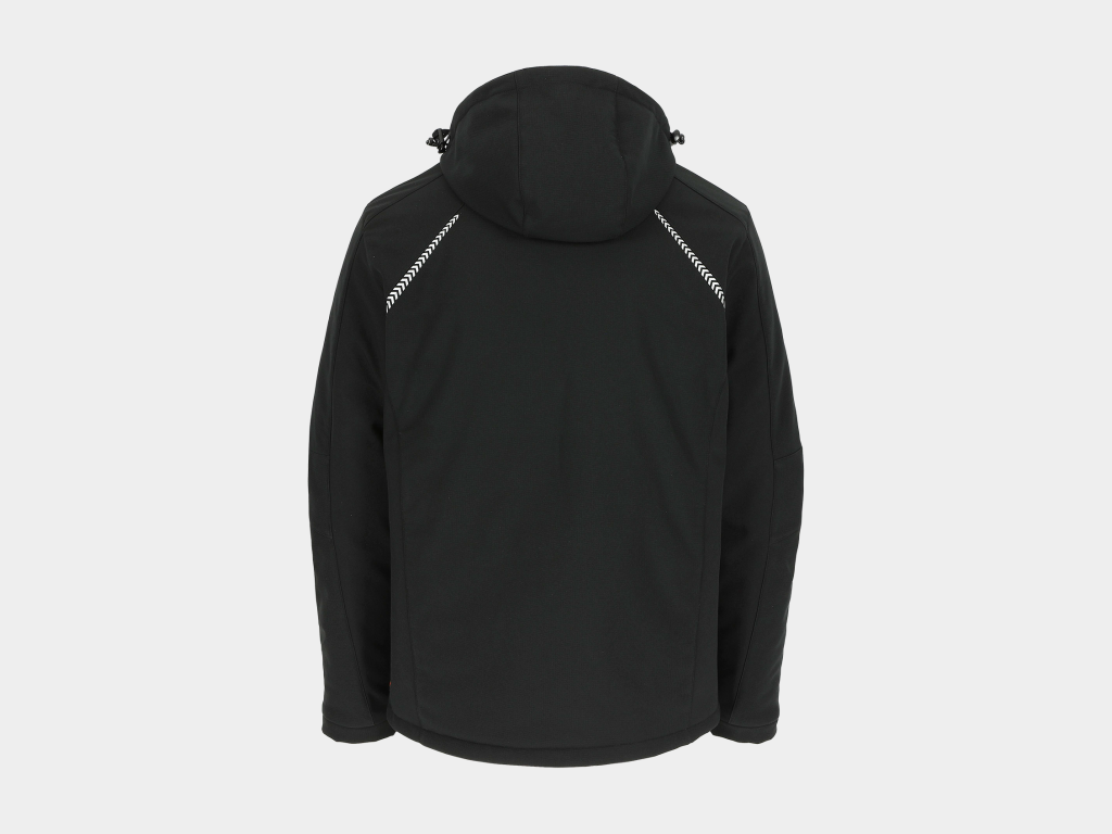 Herock - CHAQUETA TARIS - XS NEGRO Tejido laminado: 300 g/m² - Exterior: 100% poliéster Ripstop con estiramiento mecánico - Interior: 100% microfelpa de poliéster - Acolchado: 100% poliéster - Forro: 100% poliéster - Forro interior reflectante de calor: 100% malla de poliéster - Imagen 6