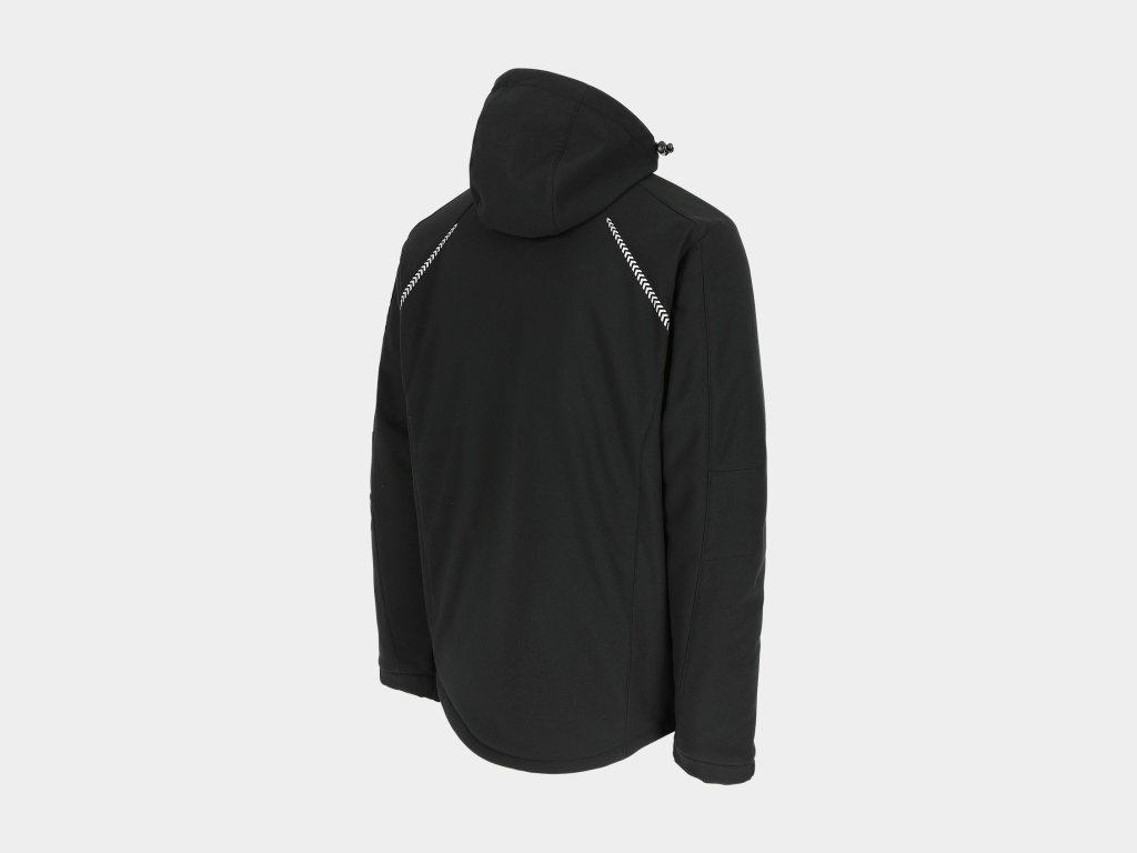 Herock - CHAQUETA TARIS - XS NEGRO Tejido laminado: 300 g/m² - Exterior: 100% poliéster Ripstop con estiramiento mecánico - Interior: 100% microfelpa de poliéster - Acolchado: 100% poliéster - Forro: 100% poliéster - Forro interior reflectante de calor: 100% malla de poliéster - Imagen 7