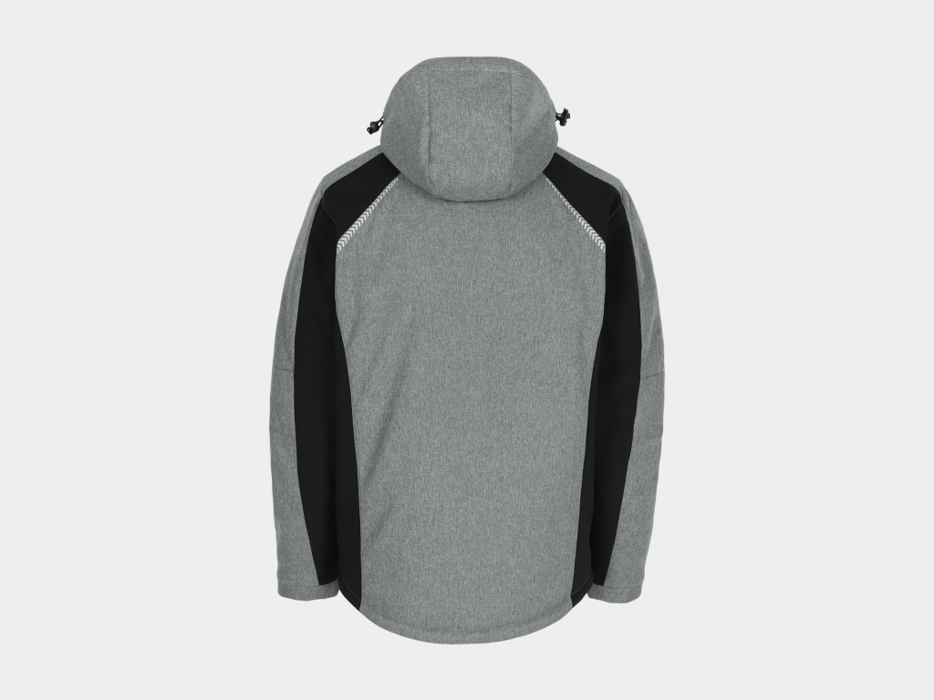 Herock - CHAQUETA TARIS - S GRIS VIGORE/NEGRO Tejido laminado: 300 g/m² - Exterior: 100% poliéster Ripstop con estiramiento mecánico - Interior: 100% microfelpa de poliéster - Acolchado: 100% poliéster - Forro: 100% poliéster - Forro interior reflectante de calor: 100% malla de poliéster - Imagen 4