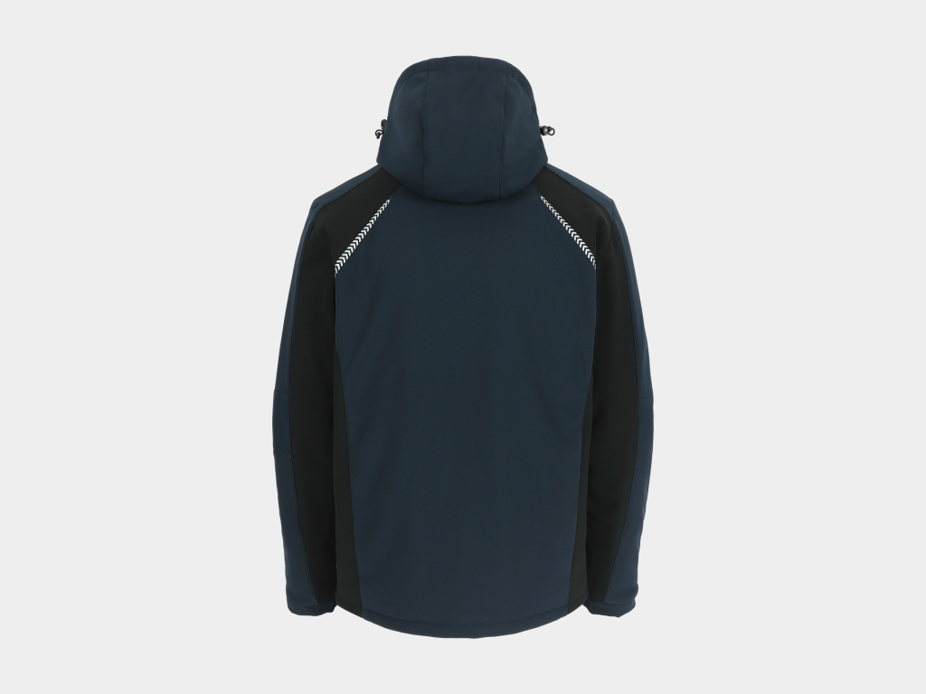 Herock - CHAQUETA TARIS - XXXL AZUL MARINO/NEGRO Tejido laminado: 300 g/m² - Exterior: 100% poliéster Ripstop con estiramiento mecánico - Interior: 100% microfelpa de poliéster - Acolchado: 100% poliéster - Forro: 100% poliéster - Forro interior reflectante de calor: 100% malla de poliéster - Imagen 7