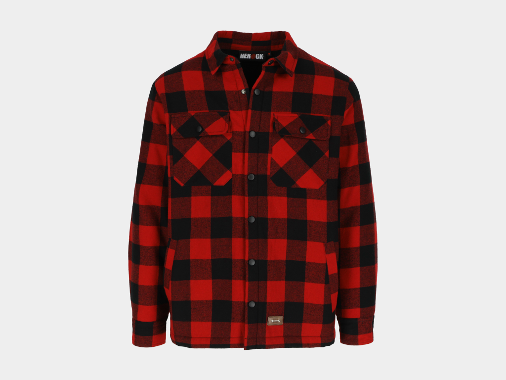 Herock - CHAQUETA PURO - XXXL ROJO/NEGRO 60% algodón - 40% poliéster 145 g/m² interior: 100% poliéster Sherpa 300 g/m² Tejido de refuerzo: 51,4% poliéster Cordura® - 48,6% poliéster Sorona®