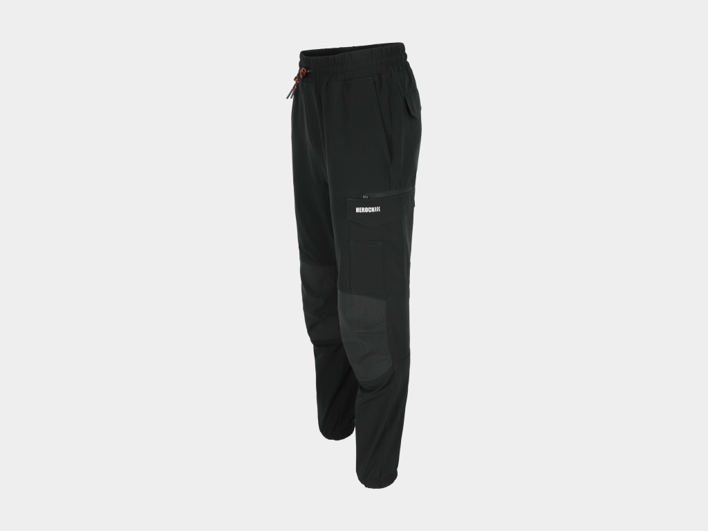 Herock - PANTALÓN ALON - 36 NEGRO 93% poliéster reciclado - 7% elastano 180 g/m² con refuerzo: 51,4% poliéster Cordura® - 48,6% poliéster Sorona® 326 g/m² repelente al agua - Imagen 2