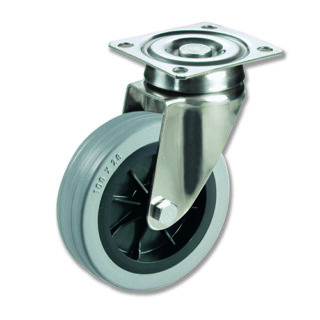 GAYNER - Rotante inox girt d.100 Goma BIPG3 100 PGL3