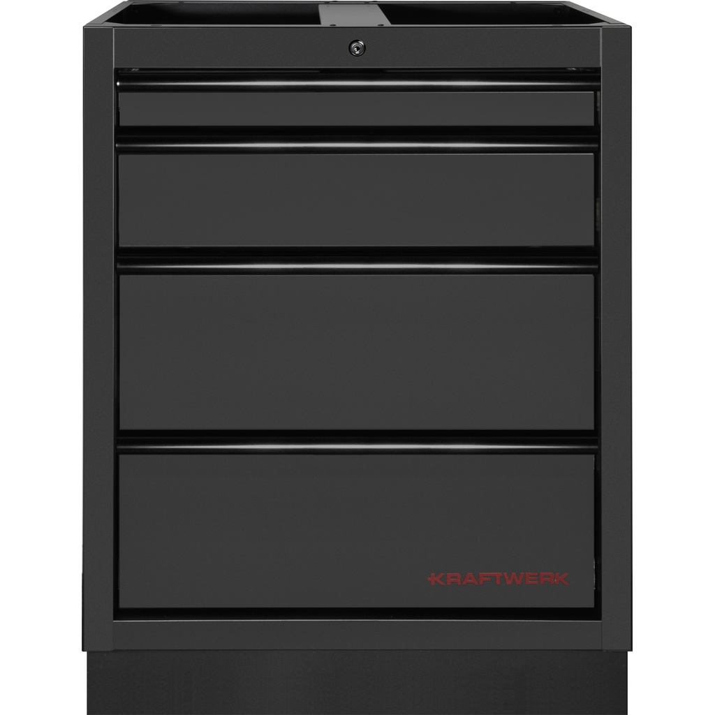 KRAFTWERK - MOBILIO cajonera, 4 cajones BLK