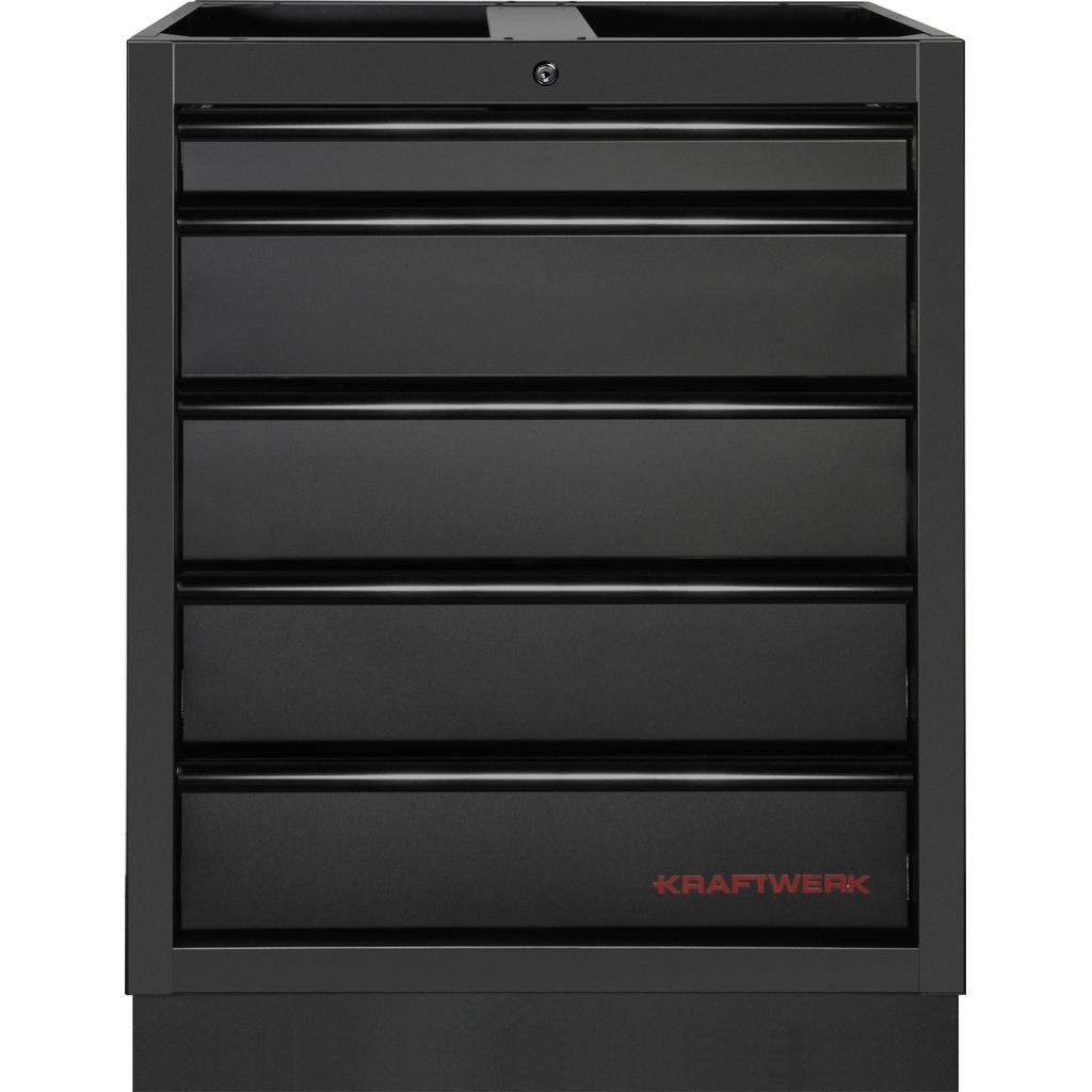 KRAFTWERK - MOBILIO cajonera, 5 cajones BLK