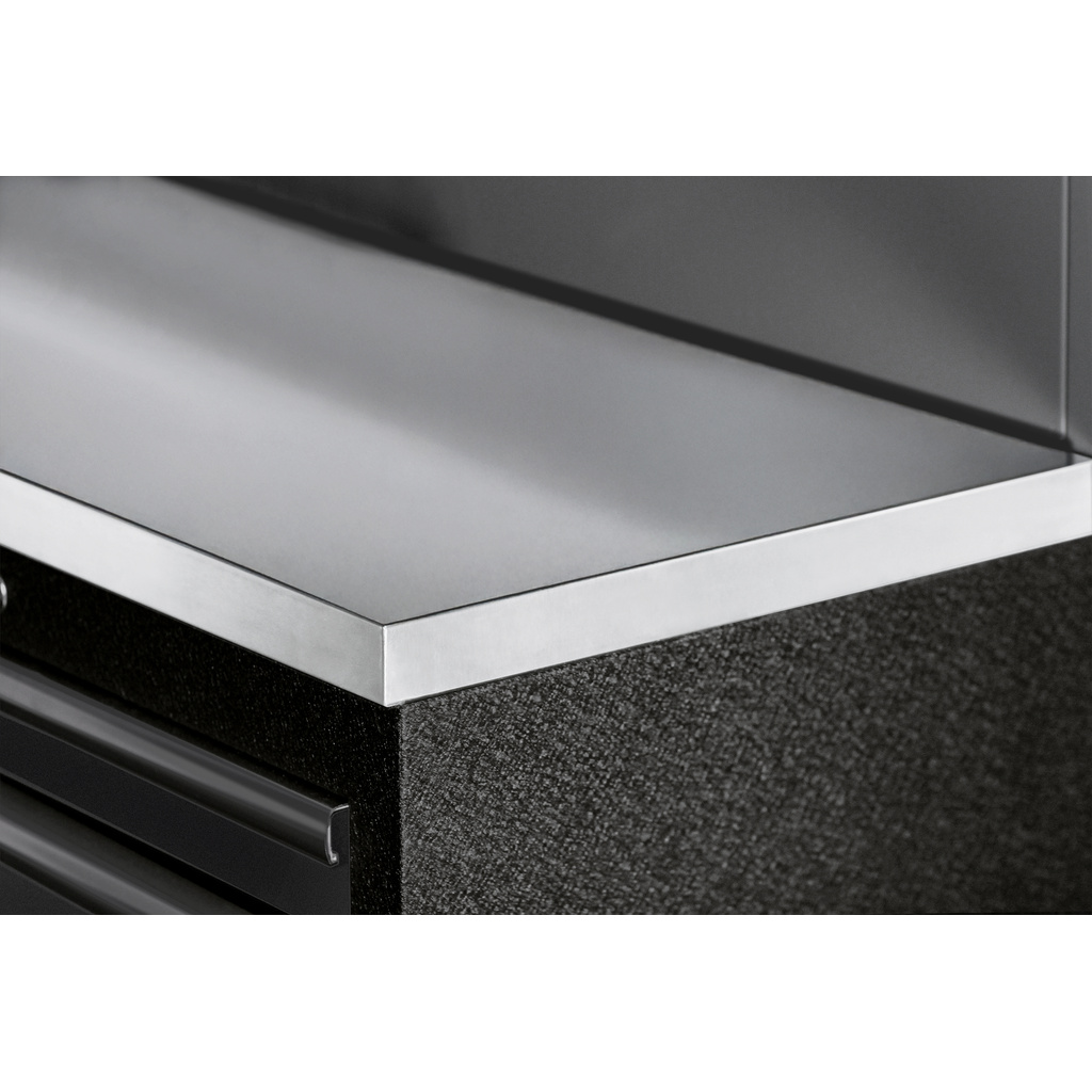 KRAFTWERK - MOBILIO BLK mueble modular 6 elementos, Encimera Acero inoxidable - Imagen 2