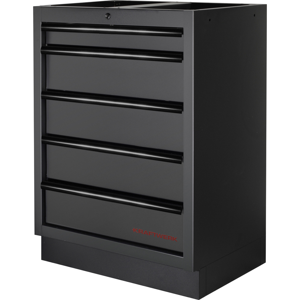KRAFTWERK - MOBILIO BLK Mueble modular 3 elementos, Encimera Acero inoxidable - Imagen 4