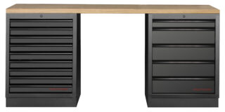 KRAFTWERK - MOBILIO BLK Mueble modular 2 elementos, Encimera Haya
