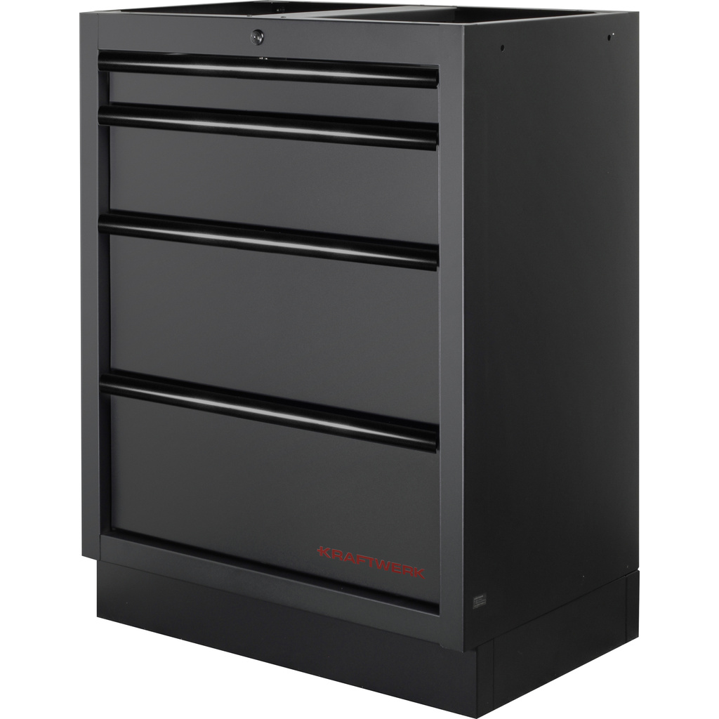 KRAFTWERK - MOBILIO BLK Mueble modular 3 elementos, Encimera Acero inoxidable - Imagen 7