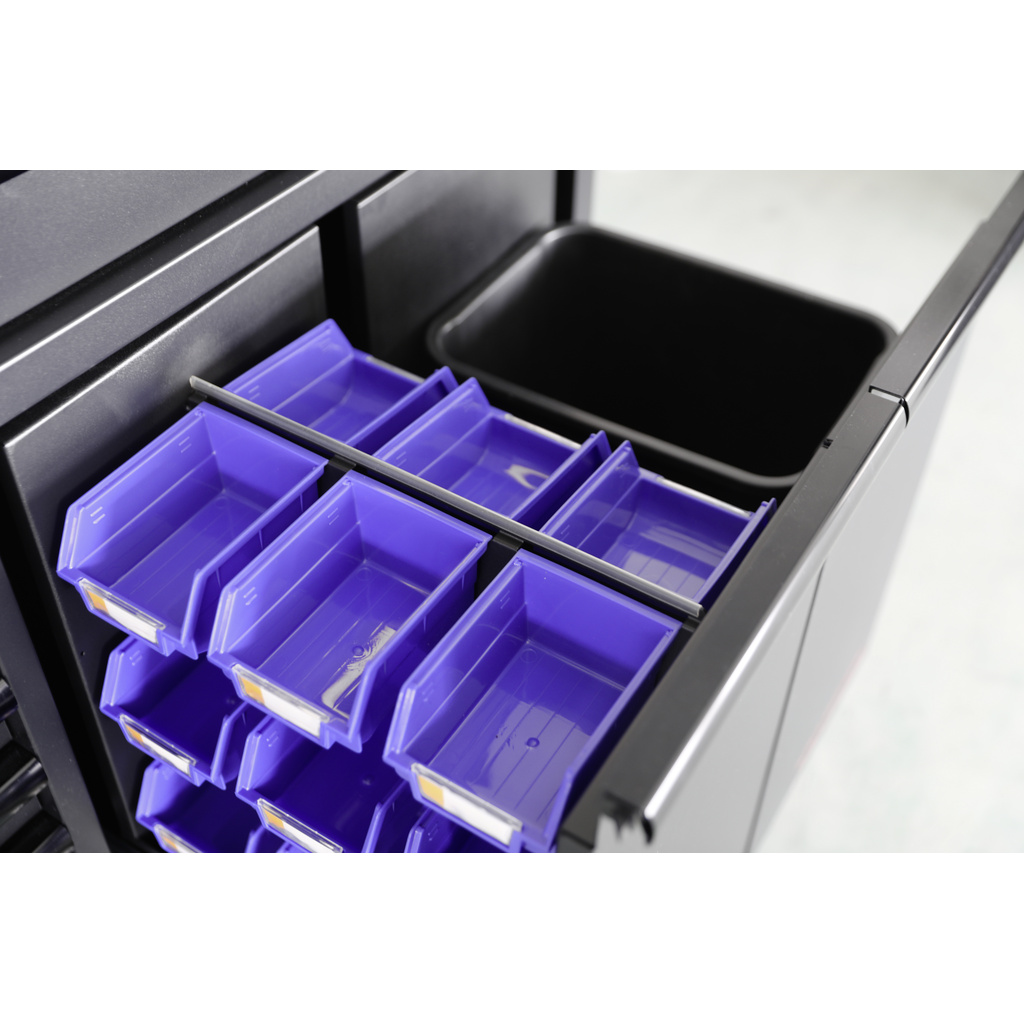 KRAFTWERK - MOBILIO BLK Mueble modular ancho 2 elementos, Encimera Haya - Imagen 4