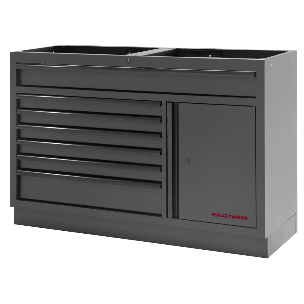 KRAFTWERK - MOBILIO BLK Mueble modular ancho 2 elementos, Encimera Haya - Imagen 7