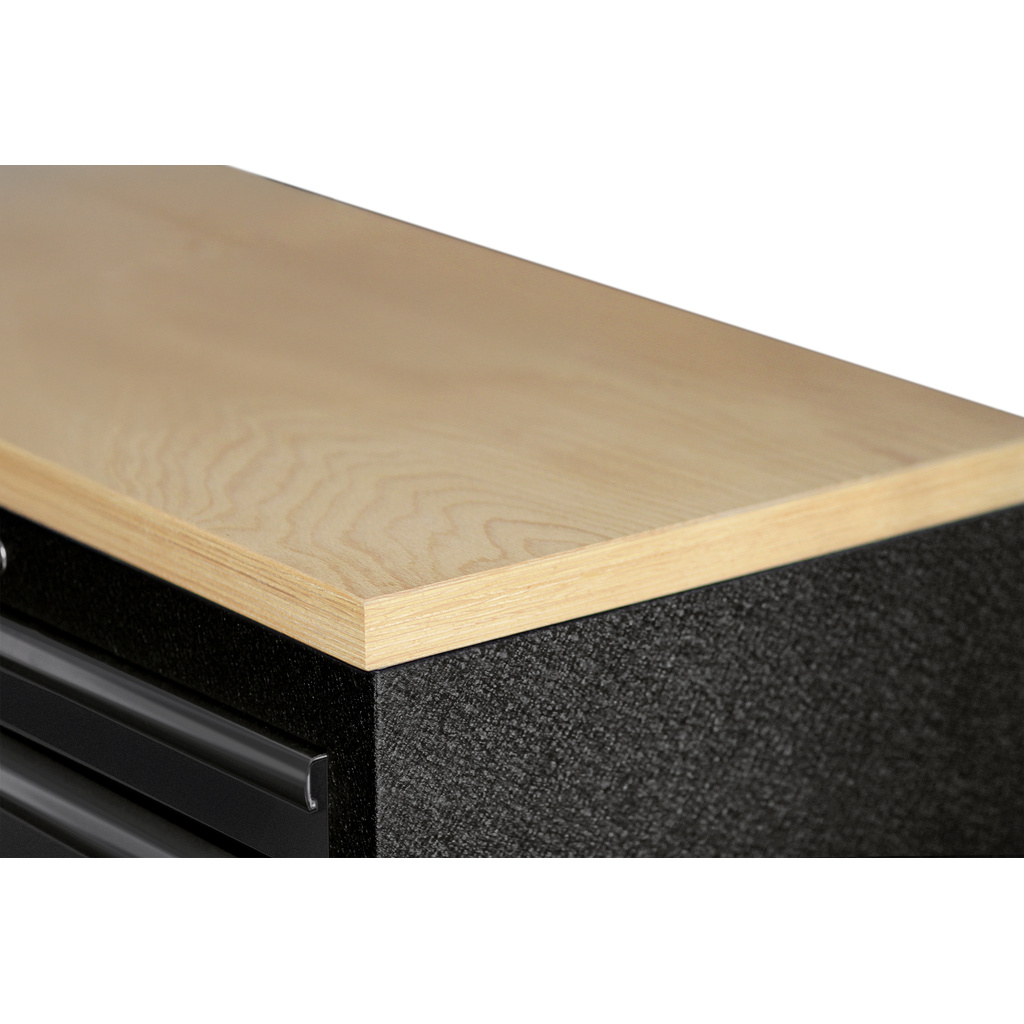 KRAFTWERK - MOBILIO BLK Mueble esquinero modular 3 elementos, Encimera Haya - Imagen 2