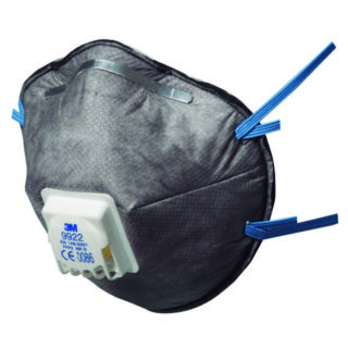 3M - MASCARILLA FFP2 CON VÁLVULA 9922. 10 UDS