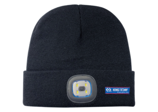 KING TONY - Gorro con 2 lámparas LED
