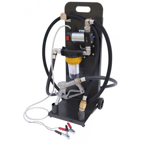 FAHERMA - Kit portátil con carro para trasvase de gasoil 24 v 35 l