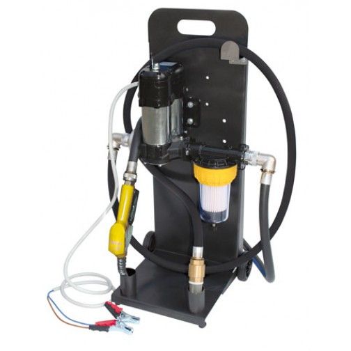 FAHERMA - Kit portátil con carro para trasvase gasoil 12 v 80 l