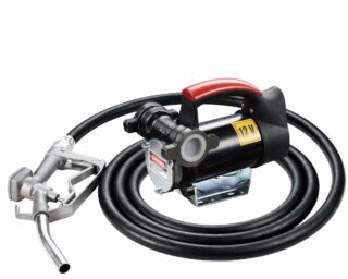 FAHERMA - Bomba trasvase gasoil a batería 12 v 50 l con accesorios