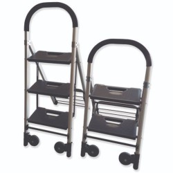 GAYNER - Taburete escalera 2 peldaños CV-CRA-2x1