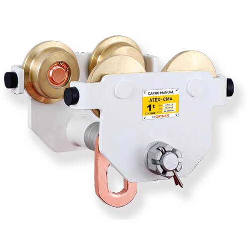 GAYNER - Carro manual a cadena ATEX 3t CMA-3,0