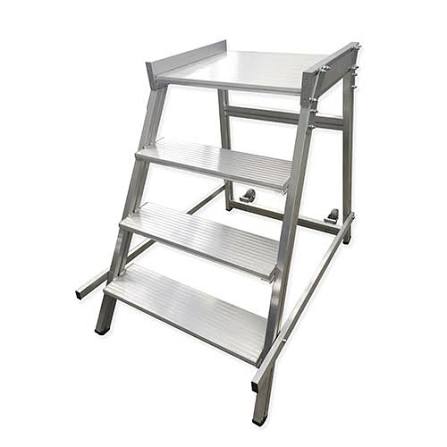 GAYNER - Escalera gradilla 4 peldaños GRX 60-04