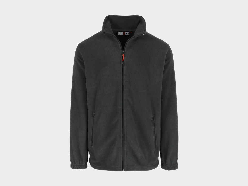 Herock - CHAQUETA DARIUS - XL GRIS ANTRACITA Forro polar Acti-fleece y Anti-peeling 100% poliéster 250 g/m²