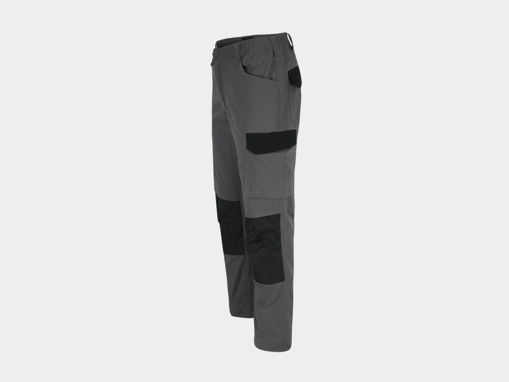 Herock - PANTALÓN DERO - 54 GRIS ANTRACITA/NEGRO 98% algodón - 2% elastano 275 g/m² - Tejido de refuerzo: 100% poliéster Oxford 600D Repelente al agua - Imagen 3