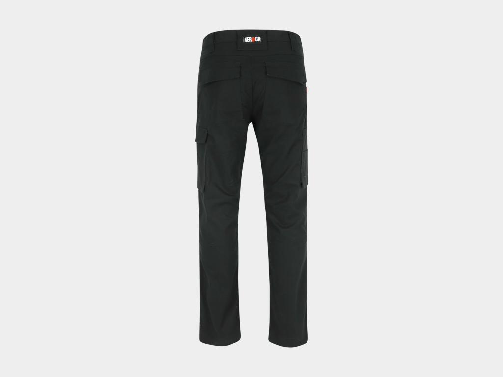 Herock - PANTALÓN DERO - 36 NEGRO 98% algodón - 2% elastano 275 g/m² - Tejido de refuerzo: 100% poliéster Oxford 600D Repelente al agua - Imagen 5