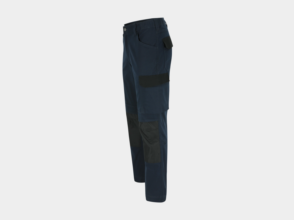Herock - PANTALÓN DERO - 36 AZUL MARINO 98% algodón - 2% elastano 275 g/m² - Tejido de refuerzo: 100% poliéster Oxford 600D Repelente al agua - Imagen 3