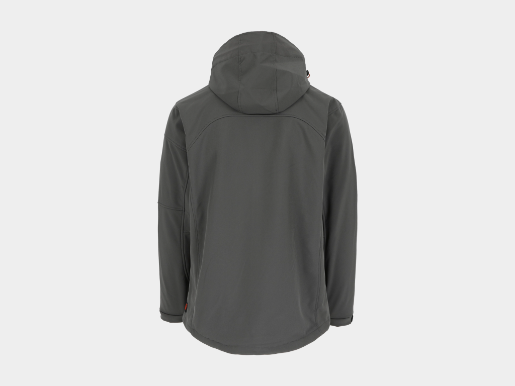 Herock - CHAQUETA POSEIDON - L GRIS Tejido laminado: 290 g/m² - Exterior: 94% poliéster - 6% elastano - Interior: 100% forro polar micro-fleece de poliéster - Imagen 4
