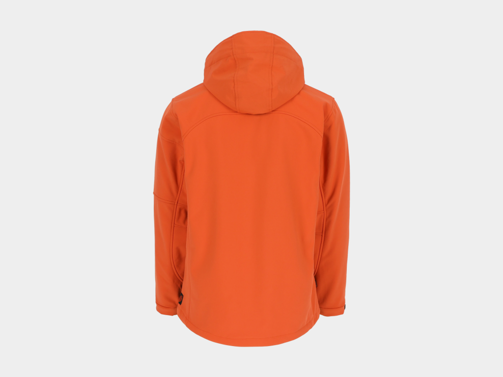 Herock - CHAQUETA POSEIDON - S NARANJA Tejido laminado: 290 g/m² - Exterior: 94% poliéster - 6% elastano - Interior: 100% forro polar micro-fleece de poliéster - Imagen 4