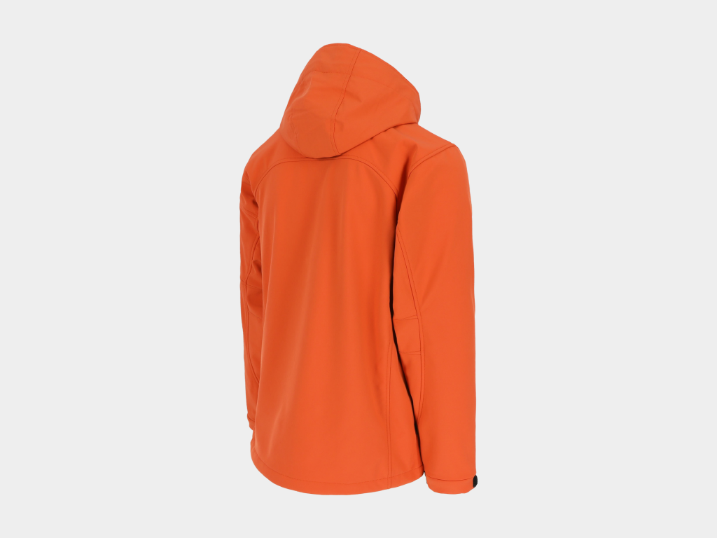 Herock - CHAQUETA POSEIDON - S NARANJA Tejido laminado: 290 g/m² - Exterior: 94% poliéster - 6% elastano - Interior: 100% forro polar micro-fleece de poliéster - Imagen 5