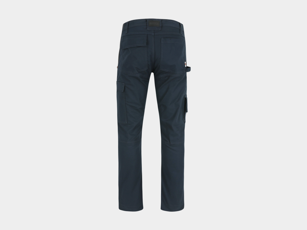 Herock - PANTALÓN TOREX - 46 AZUL MARINO/NEGRO 47% algodón - 31% poliéster - 22% T400 Lycra® Coolmax® 240 g/m² - Elástico 4 direcciones: 93% poliamida - 7% elastano - Imagen 4